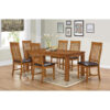 Adderley Dining Set with 6 Chairs Walnut