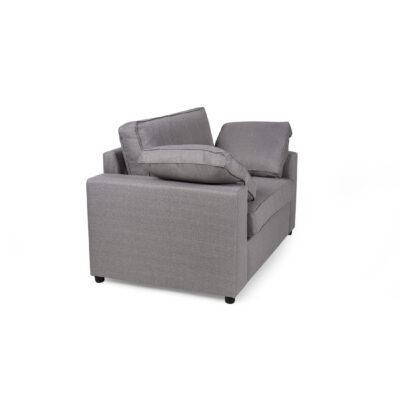 Alton Fabric Sofa 1S Silver - Image 3
