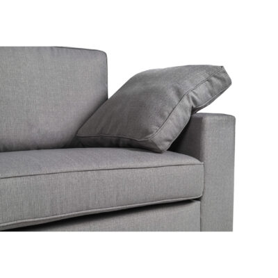 Alton Fabric Sofa 3S Silver - Image 3