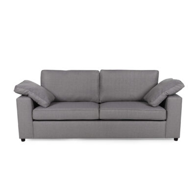 Alton Fabric Sofa 3S Silver - Image 4