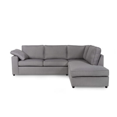 Alton Fabric Corner Sofa Silver - Image 2