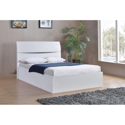 Arden High Gloss Storage Bed King Size - Image 2
