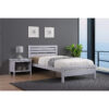Astley Single Bed Solid Hardwood Grey
