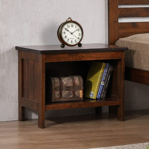 Astley Bedside Solid Hardwood Antique Oak