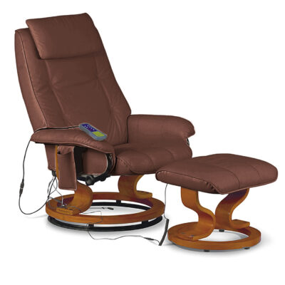 Aston Reclining Massager Brown