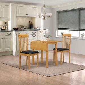 Atlas Dropleaf Dining Set Oak