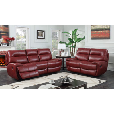 Bailey Recliner LeatherGel & PU 3 Seater - Image 3