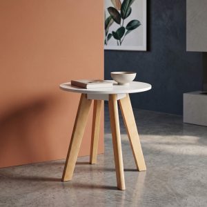 Belgium Round Lamp Table