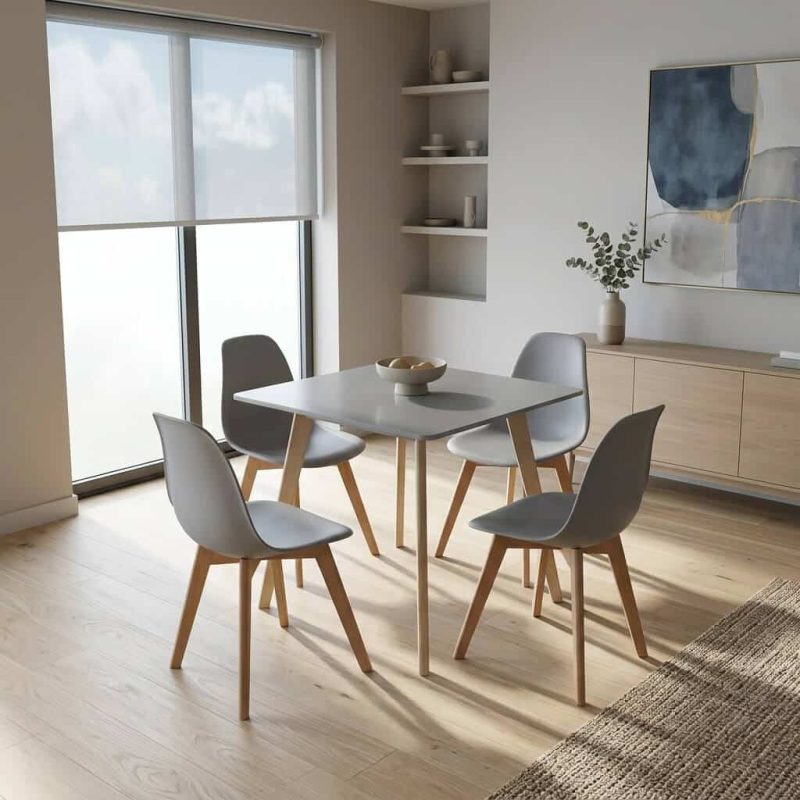 Belgium Small Grey Dining Table