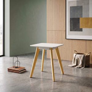 Belgium Square Lamp Table