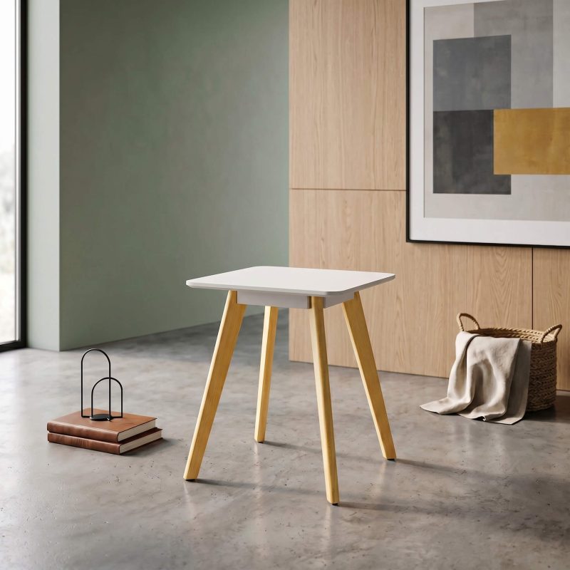 Belgium Square Lamp Table