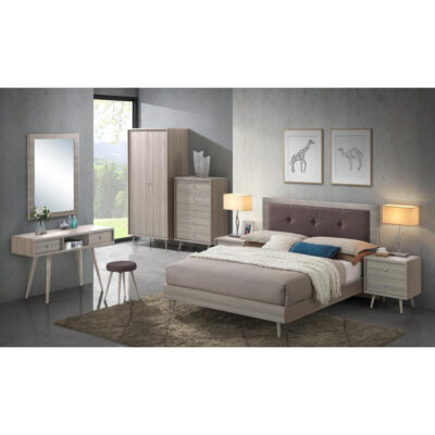Belvoir Chest 5 Drawer Grey Oak - Image 2
