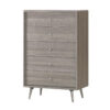Belvoir Chest 5 Drawer Grey Oak