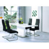 Chaffee PU Dining Chair White & Chrome