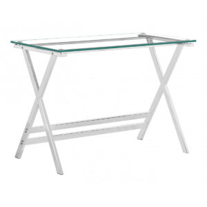 Cadet Console Table Glass with Metal legs
