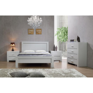 California Double Bed Grey