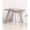 Calipso Lamp Table Concrete with Brushed Stainless Steel Legs