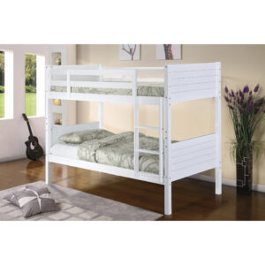 Castleton Solid Wood Bunk Bed White
