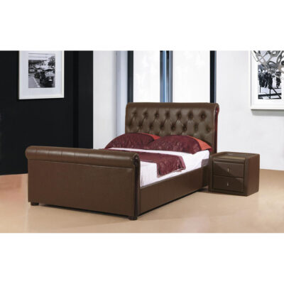 Caxton Storage PU Double Bed - Image 2