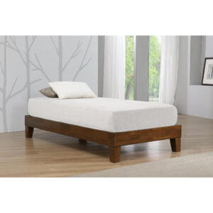 Charlie Platform Bed Single Rustic Oak