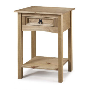 Corona Console Table 1 Drawer with Shelf
