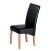Cyprus Chair Solid Ashwood Black