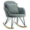 Derwent Fabric Rocking Chair Grey