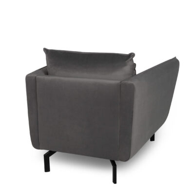Elford Fabric Sofa 1S Grey - Image 2