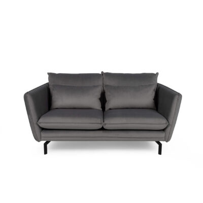 Elford Fabric Sofa 2S Grey - Image 4