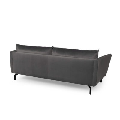 Elford Fabric Sofa 3S Grey - Image 2