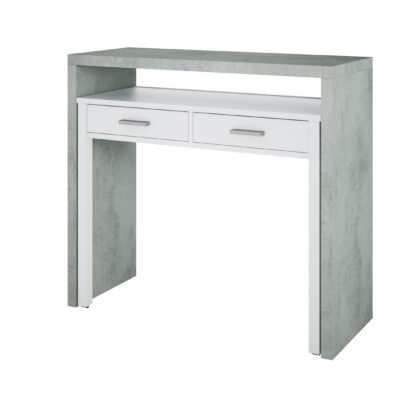 Epping Desk Pull Out White & Concrete 0L4582A - Image 2