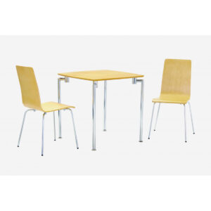Fiji Small Dining Set with 2 Chairs Beech
