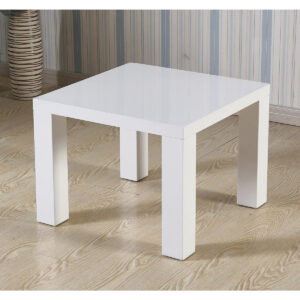 Foxley Lamp Table High Gloss White