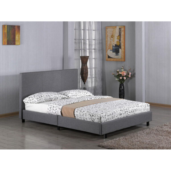 Fusion Fabric Double Bed Grey
