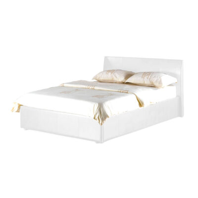 Fusion Storage PU Single Bed White
