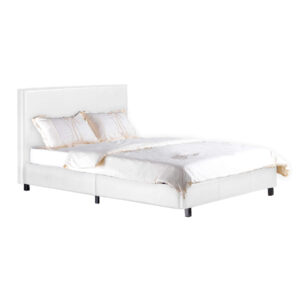 Fusion PU Single Bed White