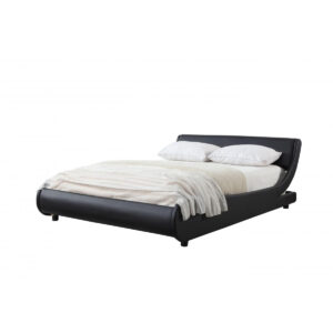 Griffin PVC King Size Bed Black