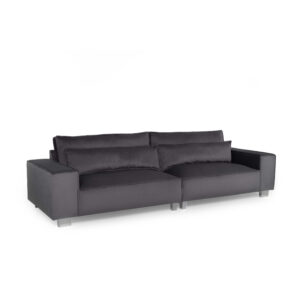 Harleston Fabric Sofa 4S Steel