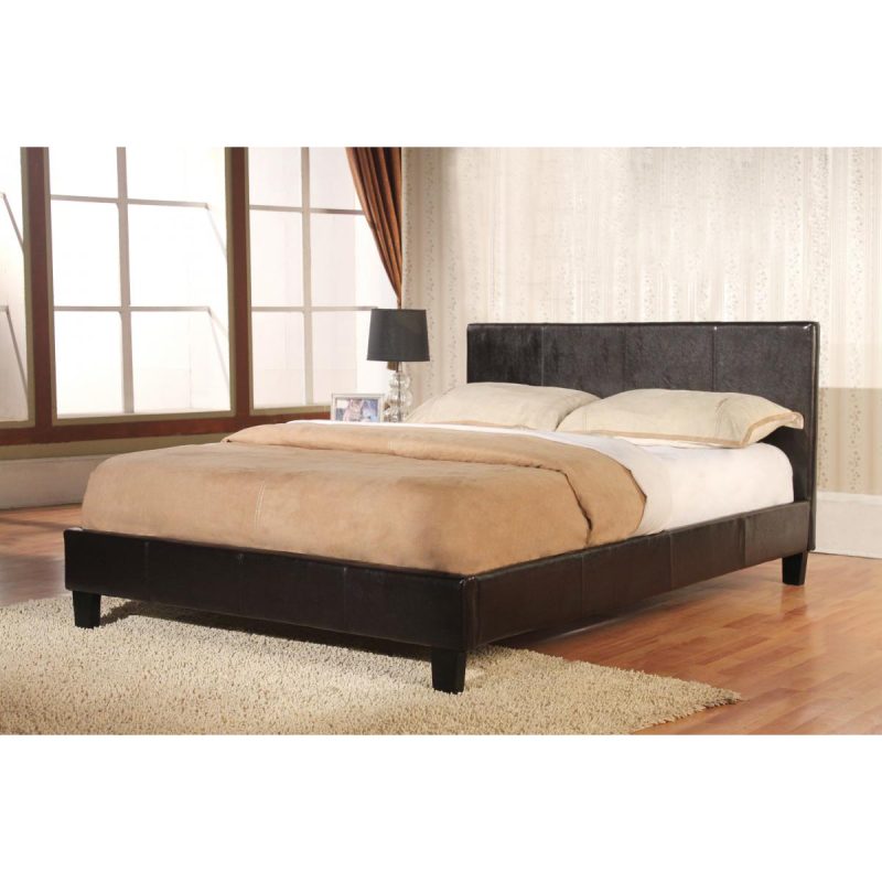 Haven PU King Size Bed White