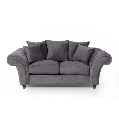 Huntley Fabric Sofa 2S Grey - Image 2