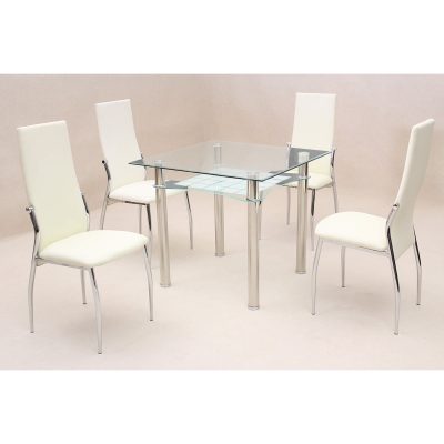 Jazo Dining Table Chrome - Image 2