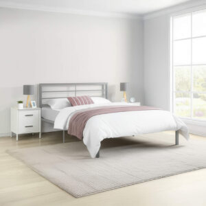 Jennifer 4foot Bed Silver