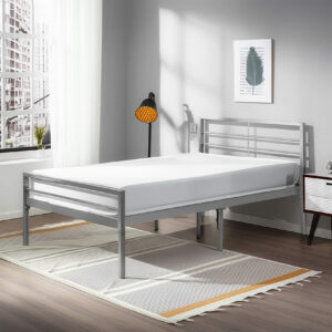 Jennifer Single Bed Silver