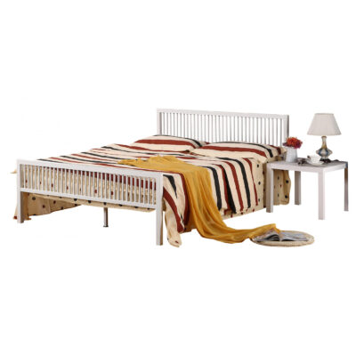 Karachi Double Bed White - Image 2