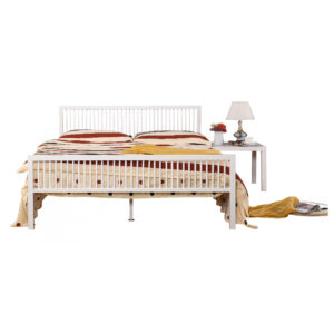 Karachi Double Bed White