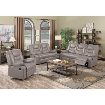 Kirk Recliner Bonded PU 3 Seater - Image 2