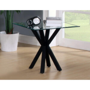 Langley Gloss Lamp Table Black