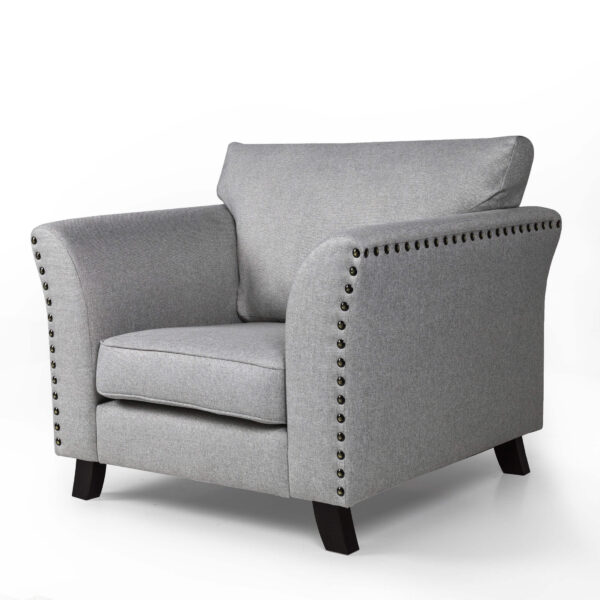 Linton Fabric Sofa 1S Grey