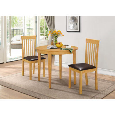 Lunar Dining Set with 2 Chairs - Image 5