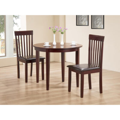 Lunar Dining Set with 2 Chairs - Image 6